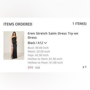 Black Azazie Bridesmaid Dress